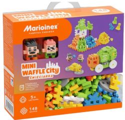 MARIOINEX MINI WAFFLE - CAMION RECYCLAGE 148 PCS (FR-EN)